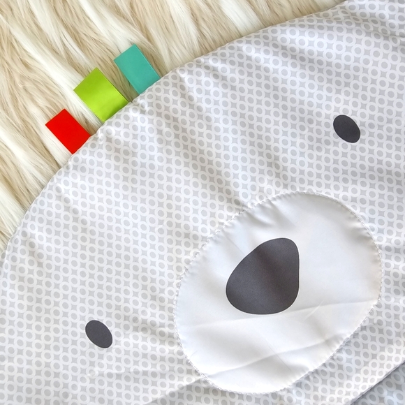 Bright Starts Tummy Time Prop & Play Mat, Polar Bear - Picture 9 of 11